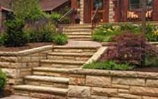 Stone walls and stairs by Battaglia Construction Cement and Stone Contractor